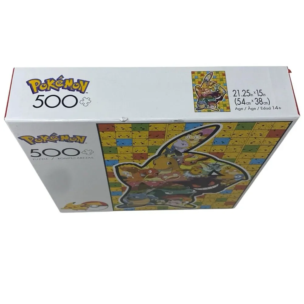 Pikachu Pokemon Jigsaw Puzzle 500 Piece Characters Collectible NewBuffalo Games